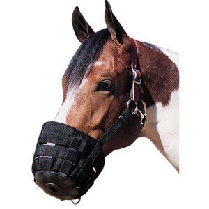Weaver Leather 65-2345 Grazing Muzzle, Average, Black Medium